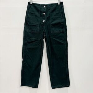 Stockholm Atelier & Other Stories Green Straight Leg Jeans Cargo Utility 6